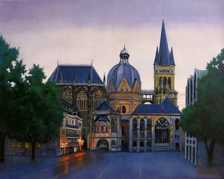 "Charlemagne's Palatine Chapel, Aachen"