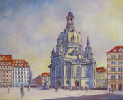 Die Frauenkirche, Dresden, Germany - Oil - 24x30