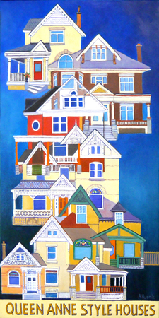 "Queen Anne Style Houses"