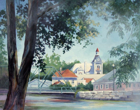 St. Mary's, ON - Acrylic - 16x20